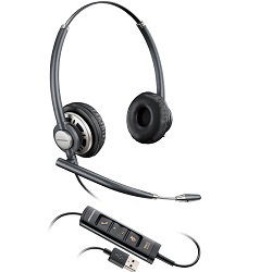 Plantronics HW725 Duo USB Noise-Cancelling Headset