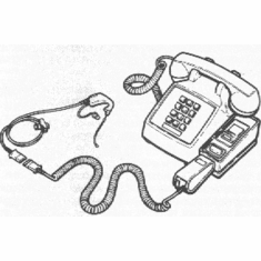 Plantronics JS-B200-1 JackSet Adapter W/ Spade Lug for P10