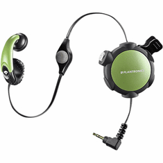 Plantronics MX300 Green Retractable Mobile Headset with 2.5mm Jack