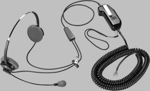 Plantronics SDS1031-03 Headsets System with Push-To-Talk