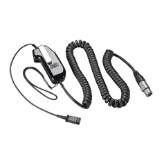 Plantronics SHS2187-03 Push-to-talk Switch with NC5MX Jack for Dynamic Microphone Headset