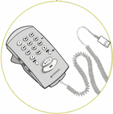 Plantronics T10H Headset Amplifier with QD for Thrifty Call Centers