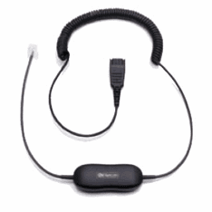 QD to RJ-9 Coiled Cord