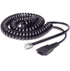QD to RJ-9 Coiled Cord for Cisco 794x, 796x,and 797x Phones