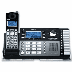 RCA-25250RE1 2-Line Cordless Multi-Handset System with Digital Answering System