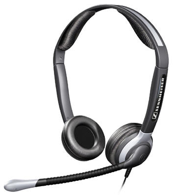 Sennheiser CC520 Binaural Headset Noise Canceling Mic