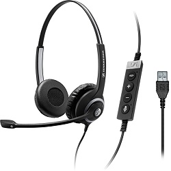 Sennheiser Circle Series Duo USB Headset with Noise-Cancelling Mic and In-Line Call Control