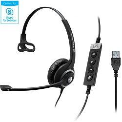 Sennheiser Circle Series Mono USB Headset with Noise Cancelling Mic and In-Line Call Control for Skype for Business