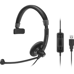 Sennheiser Culture Plus Series Mono Headset with Noise Cancelling Mic and In-Line Call Control for Skype for Business