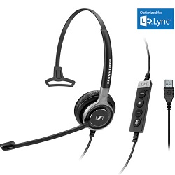 Sennheiser SC 630 USB ML Century Series Ultra Noise Cancelling Mono Headset with In-Line Call Controls for Microsoft Lync