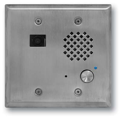 Stainless Steel Double Gang Entry Phone with Color Video Camera and Enhanced Weather Protection