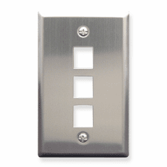 ICC IC107F03SS Face Plates Stainless Steel Flush Mount