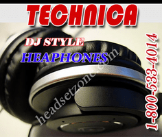 TECHNICA DJ STYLE HEADPHONES