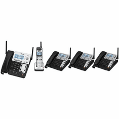 The AT&T SB67118 / SB67138 + (3) SB67148 four-line corded base and cordless system