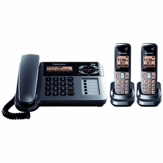 The Panasonic KX-TG1062M corded/cordless, expandable
