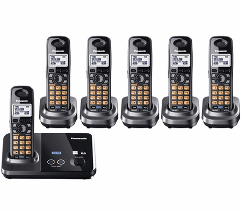The Panasonic KX-TG9322T + (4) TGA939T cordless phone