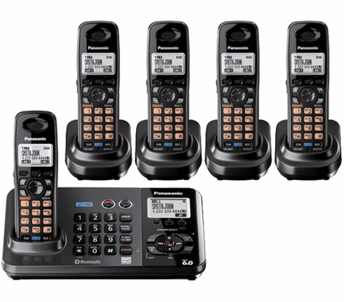 The Panasonic KX-TG9382T + (3) KX-TGA939 cordless phone