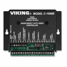Viking Electronics C-1000B Door Entry/Paging Controller for 1-2 W-Series Doorboxes