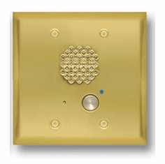Viking Electronics E-60-PB-EWP Polished Brass Double Gang Entry Phones with Enhanced Weather Protection