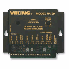 Viking Electronics PA-30 30 Watt Telecom Paging Amplifier