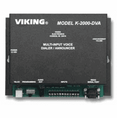 Voice Alarm Dialing or Store Caster Announcements from up to Eight Inputs 2