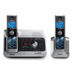 VTech VT-6042 DECT6.0 Dual Handset Cordless w/ Answering System