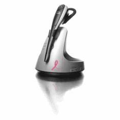 VXI V100 Silver Pink Ribbon Wireless Headset System