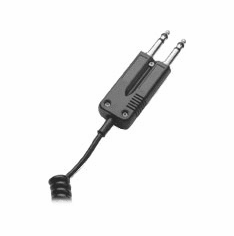 Walker OP4-00 Cable Coil Cord, Dual Plug Prong to Spade 6-Wire