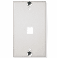 Wall Plate, Phone, Flush, 1-Port
