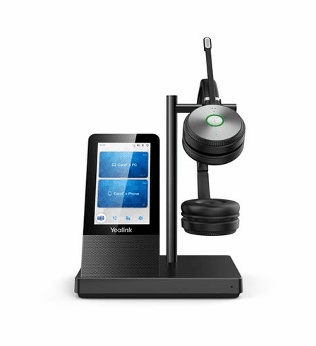 Yealink WH66 DECT Wireless Convertible Headset UC Workstation