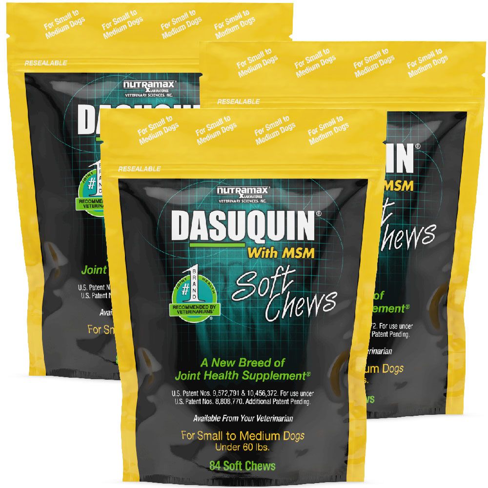 Dasuquin with MSM for Sm/Med Dogs, 252 Soft Chews On Sale HealthyPets