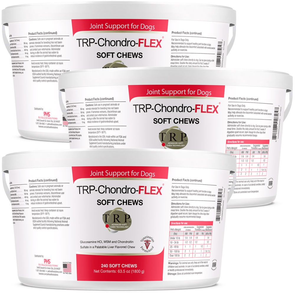 TRPChondroFLEX 3Pack (720 Soft Chews) On Sale HealthyPets