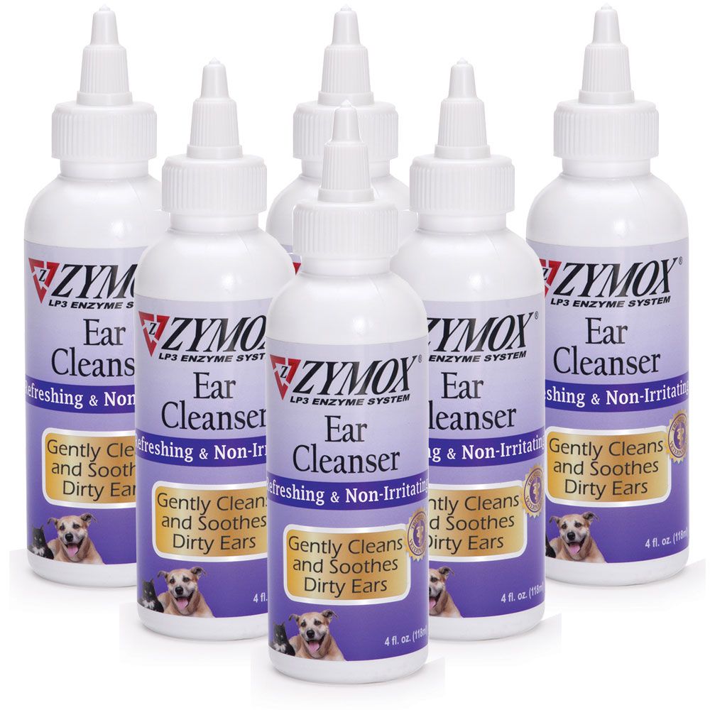 6PACK Zymox Retail Ear Cleanser (24 oz) On Sale HealthyPets