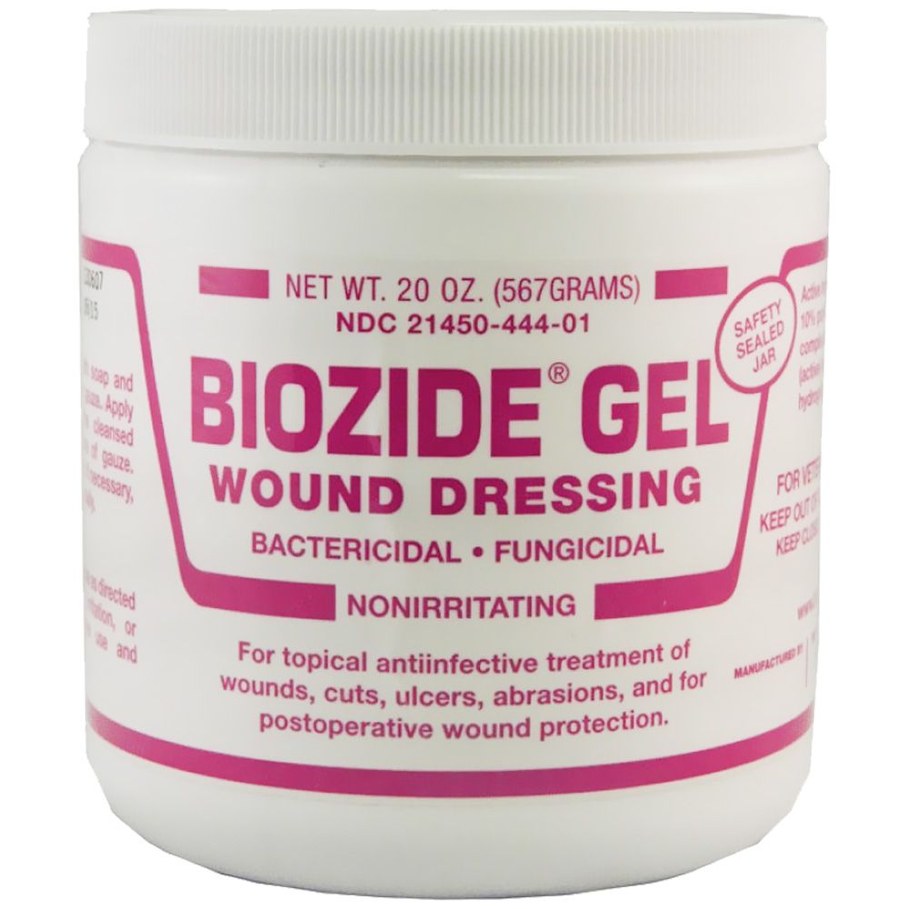 Biozide Gel Wound Dressing (20 oz) On Sale HealthyPets