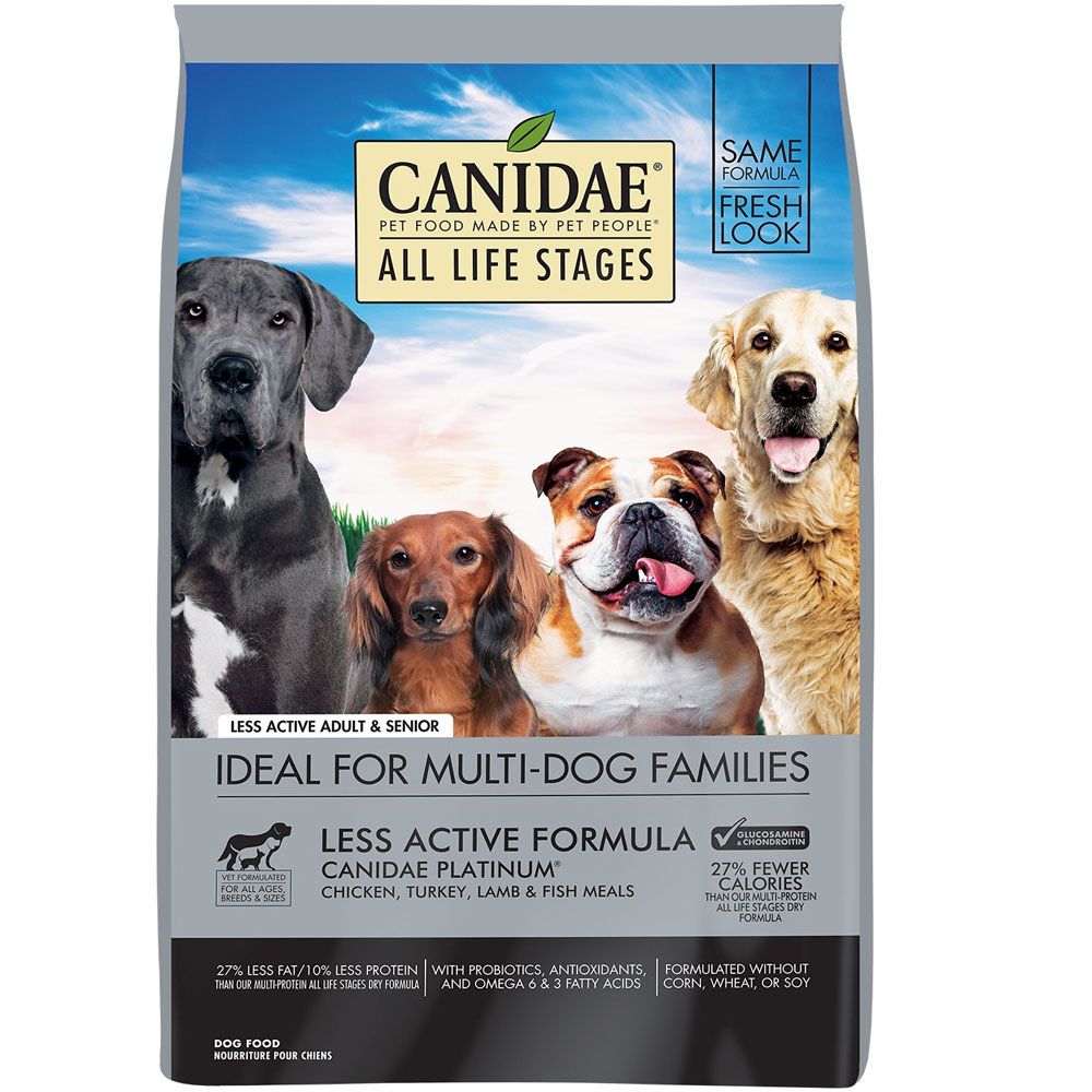 CANIDAE All Life Stages Less Active & Senior Dry Dog Food (30 lb) On