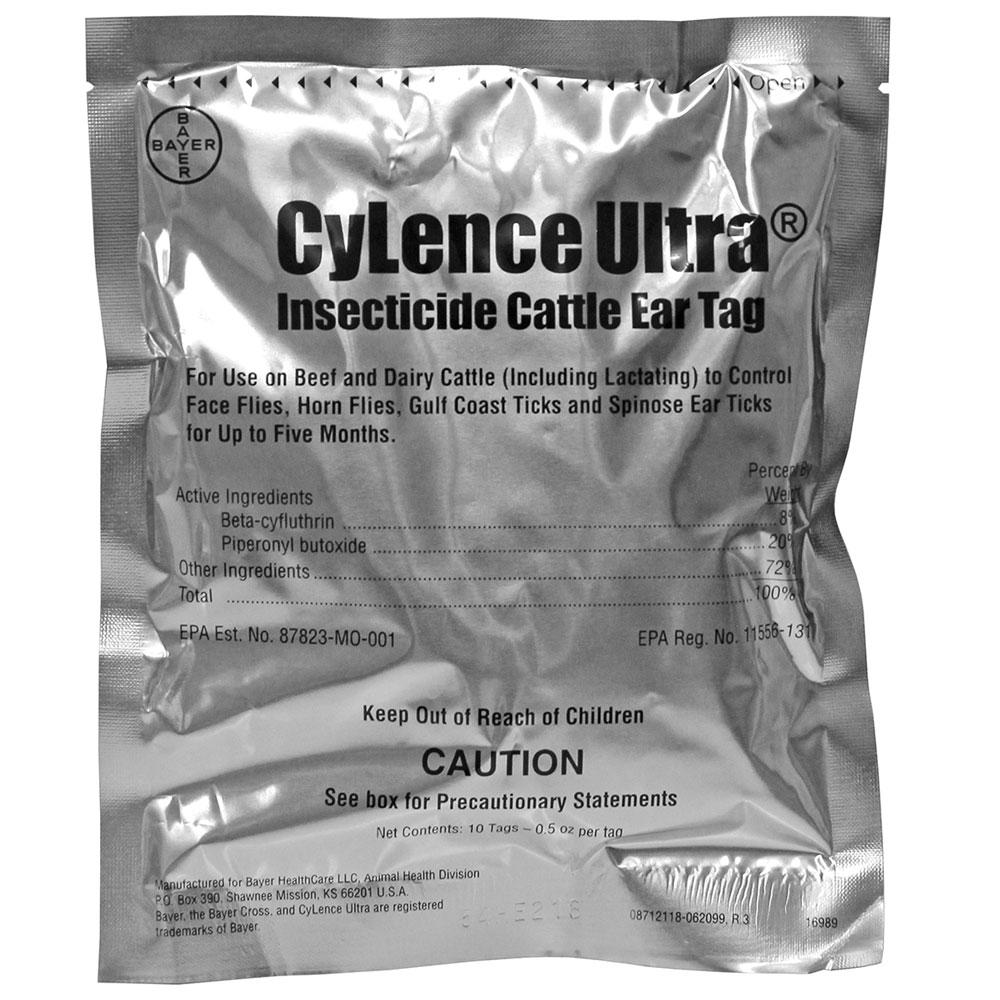 Cylence Ultra Insecticide Cattle Ear Tag, 20count On Sale HealthyPets