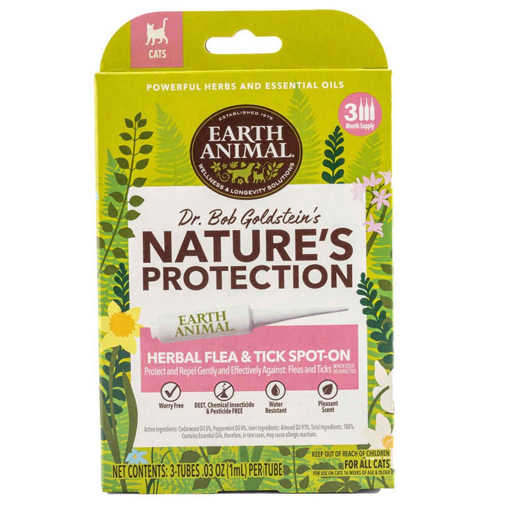 Earth Animal Nature's Protection Flea & Tick Herbal SpotOn for Cats