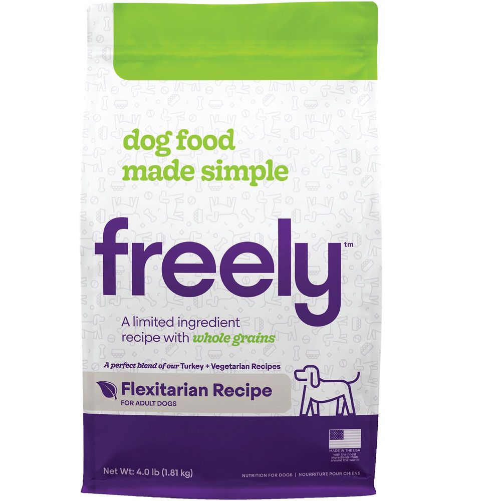 Freely Flexitarian Recipe Whole Grain Dry Dog Food, (4 lb) On Sale