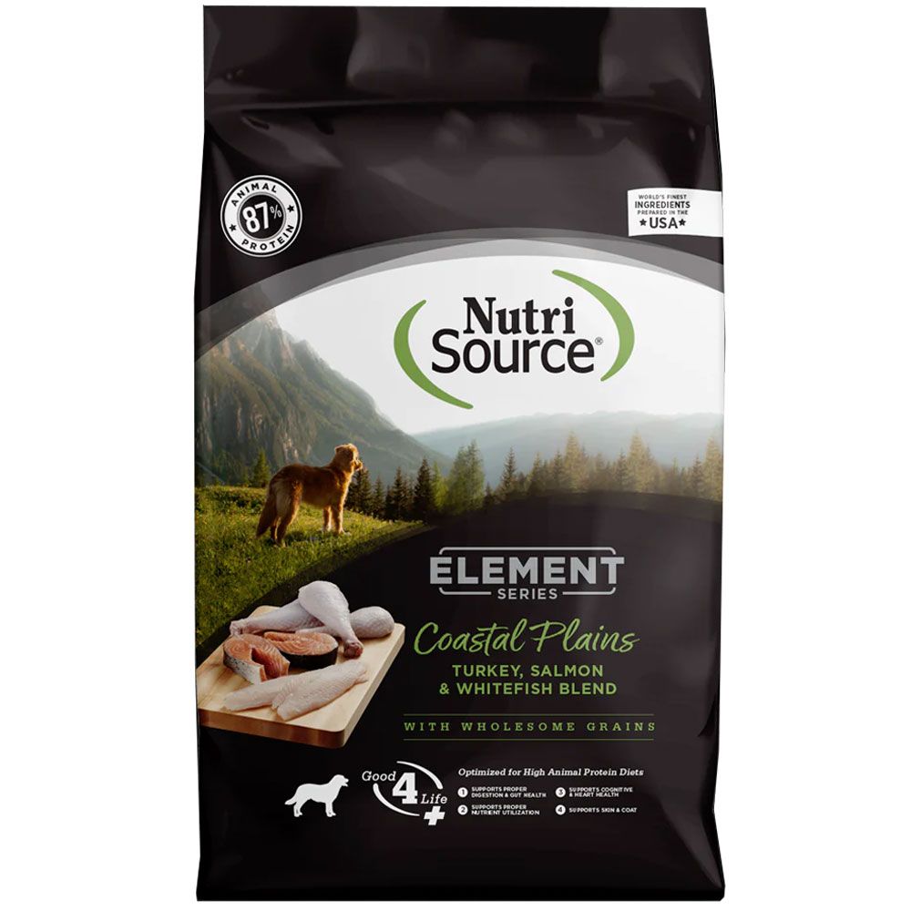 NutriSource Element Series Coastal Plains Recipe Dry Dog Food, 4lb bag
