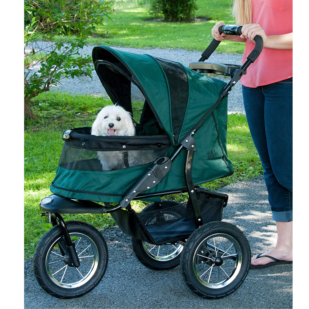 Pet Gear Jogger NoZip Stroller Forest Green Healthypets