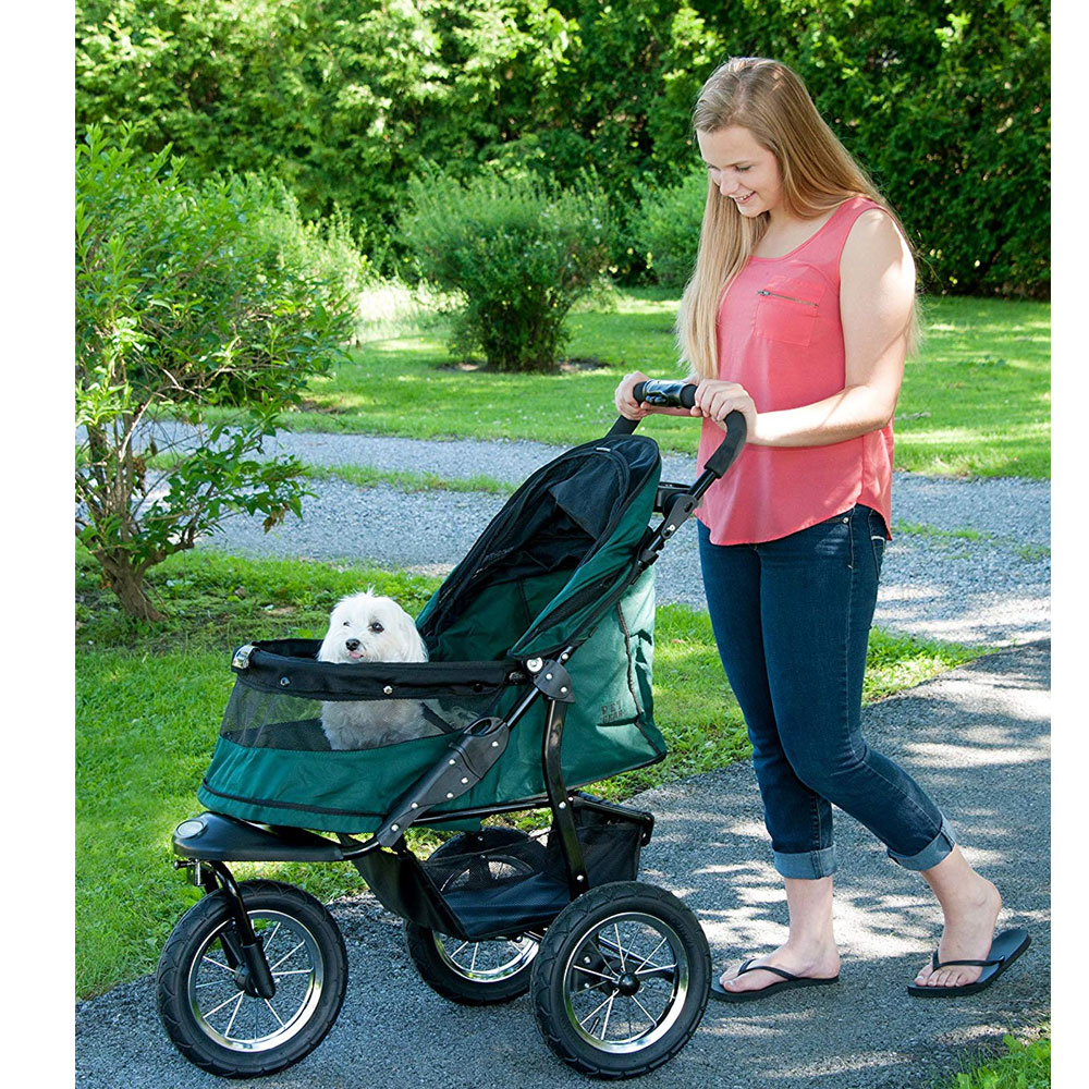 Pet Gear Jogger NoZip Stroller Forest Green Healthypets