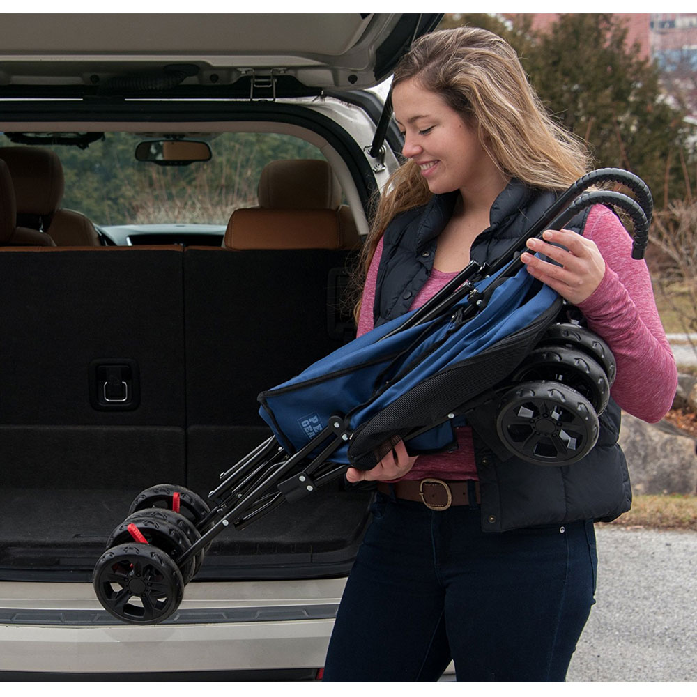Pet Gear Travel Lite Pet Stroller Navy Healthypets