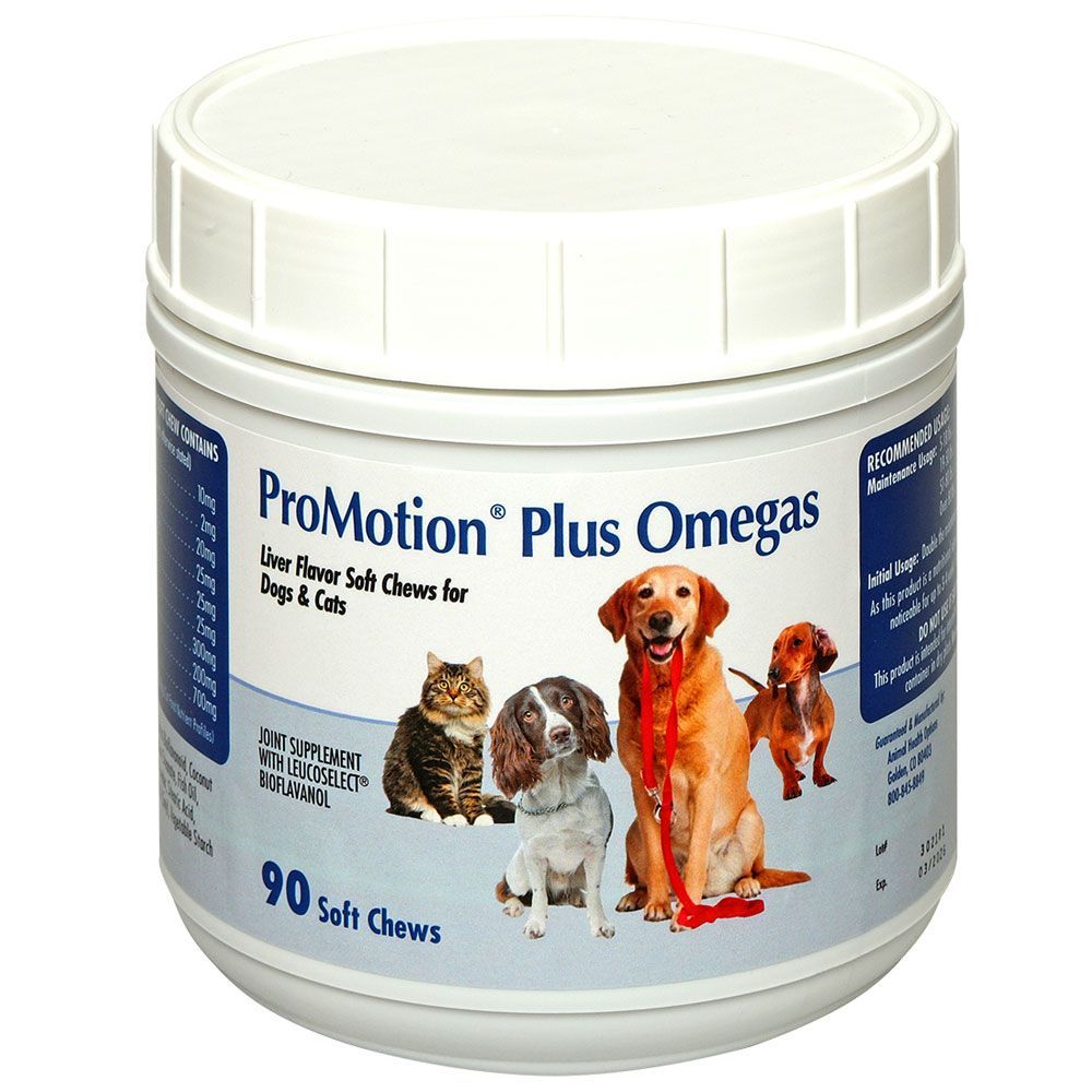Promotion Plus Omegas Liver Flavor Soft Chews for Dogs & Cats (90 count