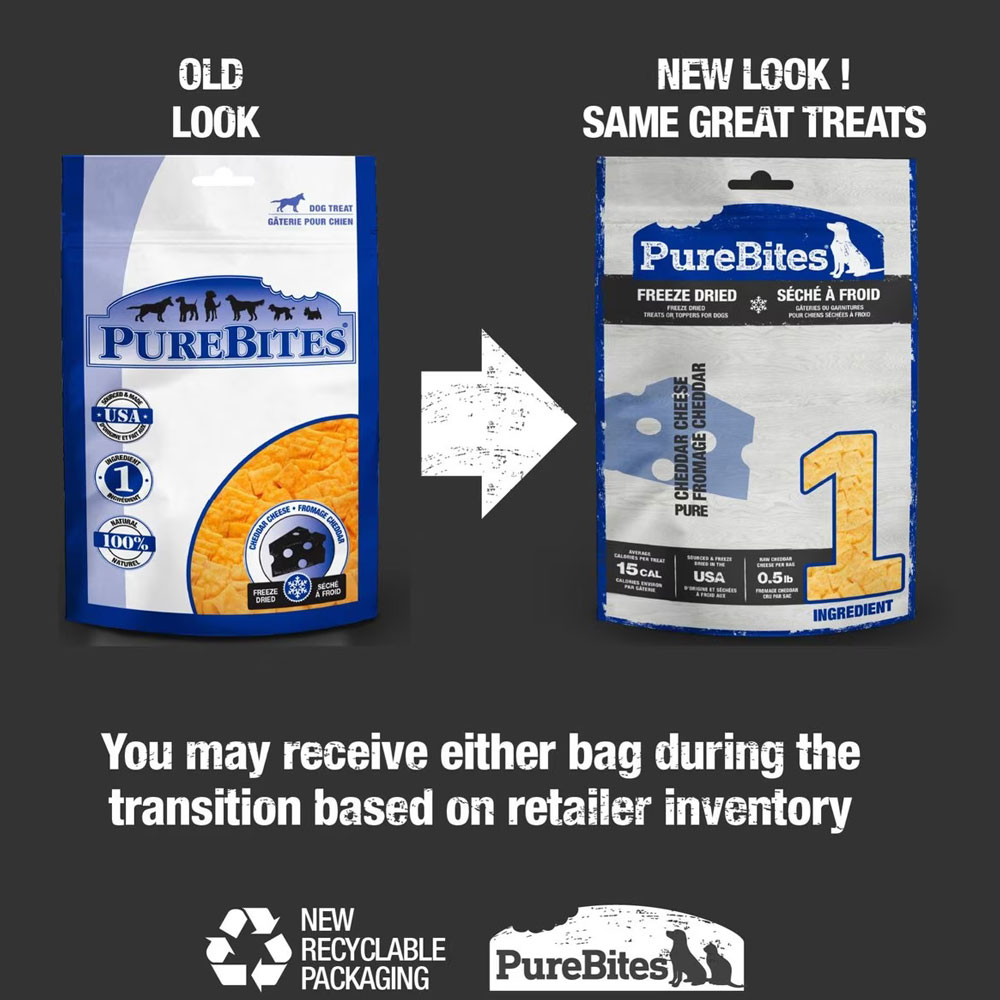 PureBites Cheddar Cheese FreezeDried Dog Treats, 4.2oz bag On Sale