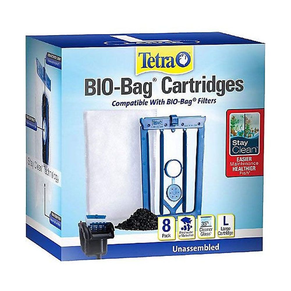 Tetra BIOBag Aquarium Filter Cartridge, Large, 8 count On Sale