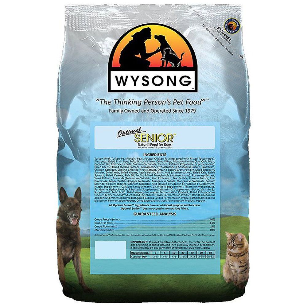 Wysong Optimal Senior Dry Dog Food, 20lb bag On Sale HealthyPets