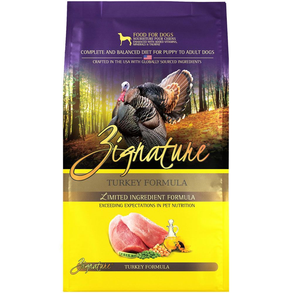 Zignature Turkey Limited Ingredient Formula GrainFree Dry Dog Food, 12