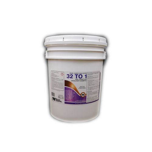 32 To 1 Liquid Carpet/Upholstery Cleaner Shampoo - Pink, 5 Gallons per Pail