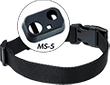 Deluxe 'Solid Black' Collar + MS-5 Boot:  Upgrade Your Pets MS-5 Today!  'Solid Black'
