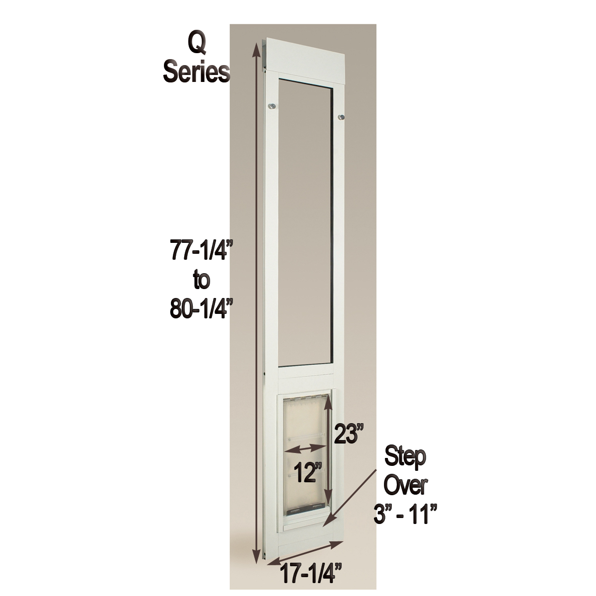 Endura Thermo Panel IIIe XLarge Patio Pet Door Panel
